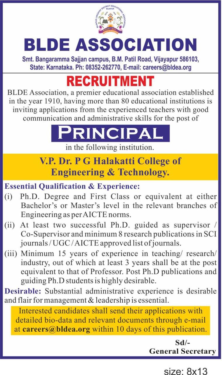 blde-association- BLDEA's V. P. Dr. P. G. Halakatti College of Engineering and Technology, Vijayapura, Events-2024